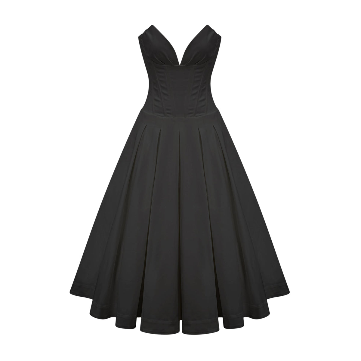 Katherine straplez korse midi elbise ®