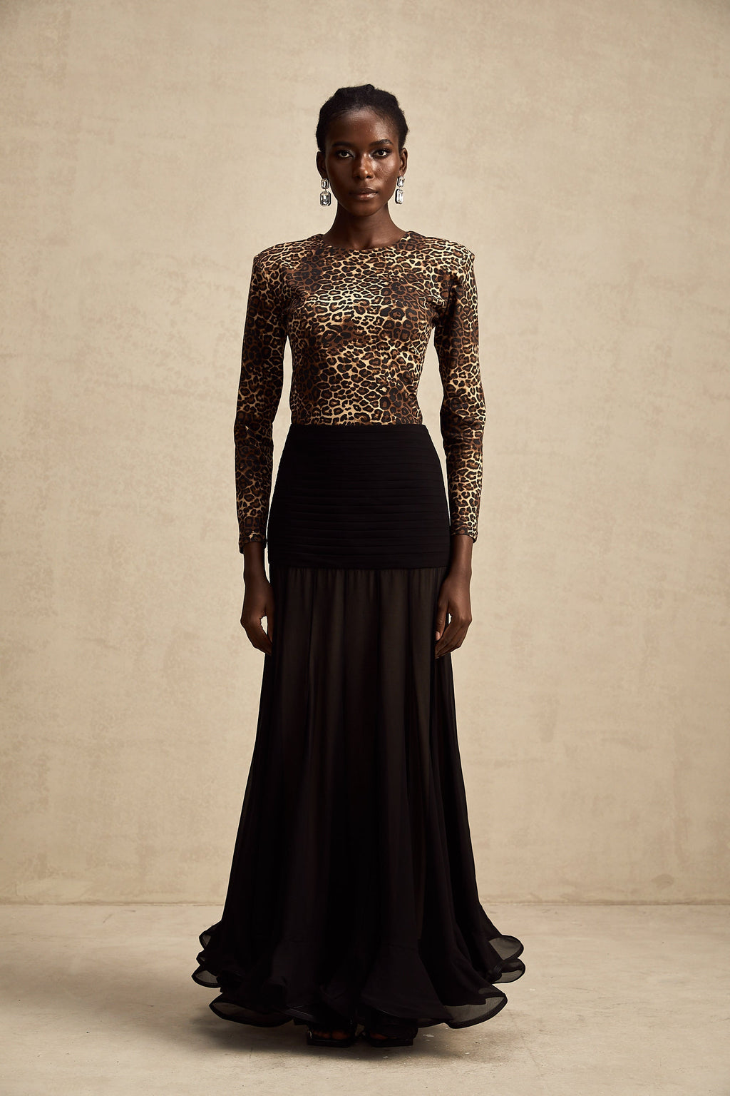 Lise Leopar Desenli Body