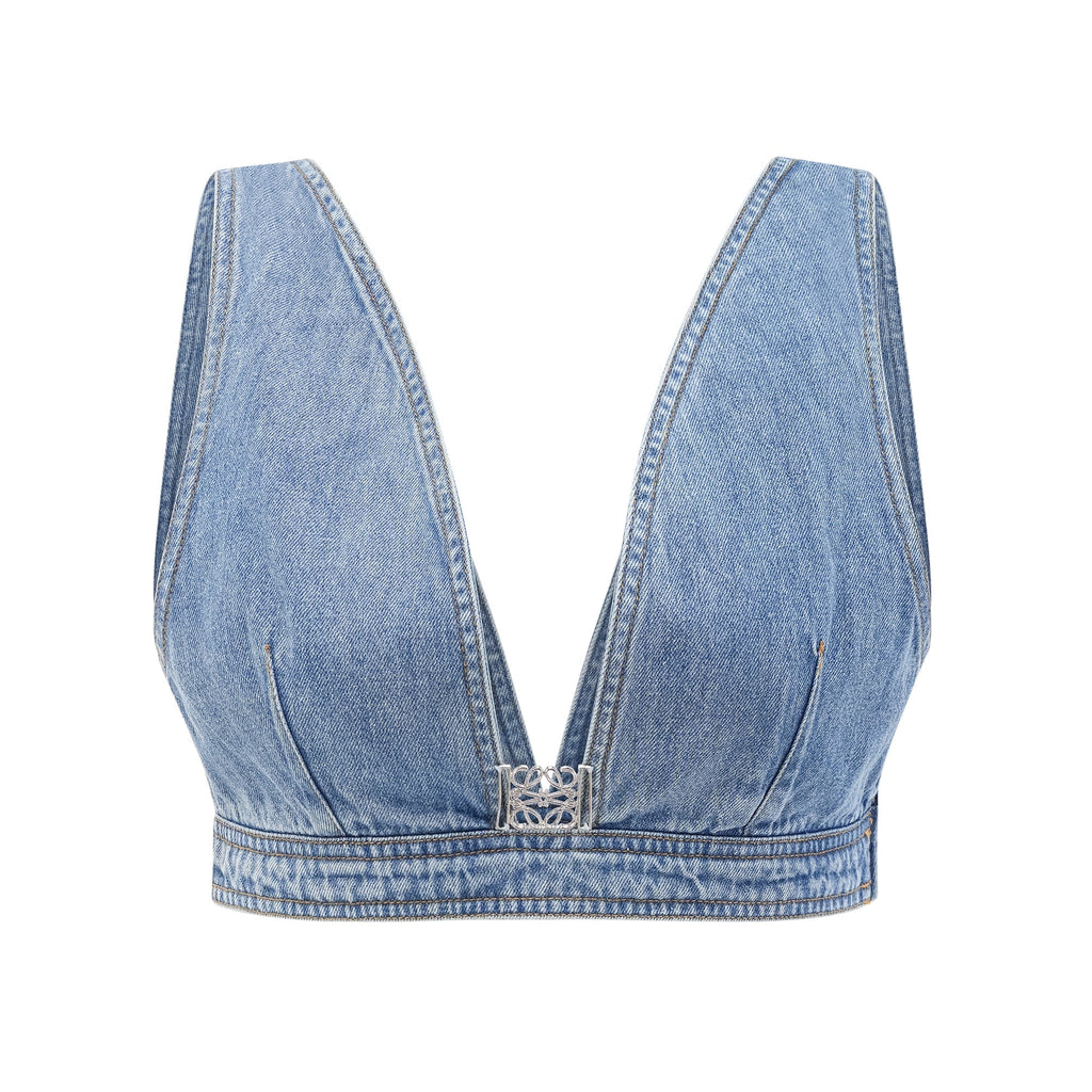 Lorraine Denim Üst Ve Etek Eşleştirme Seti