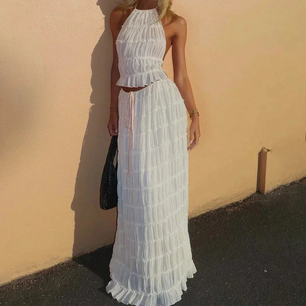 Monica Bağcıklı İki Parça Set ®