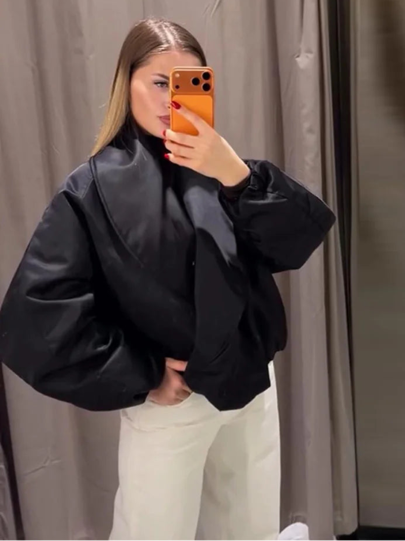 Carmen Oversized Bomber Jacket