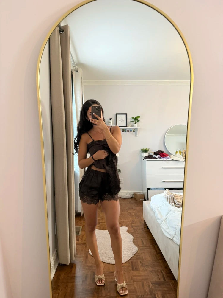 Fiora Saten Şort