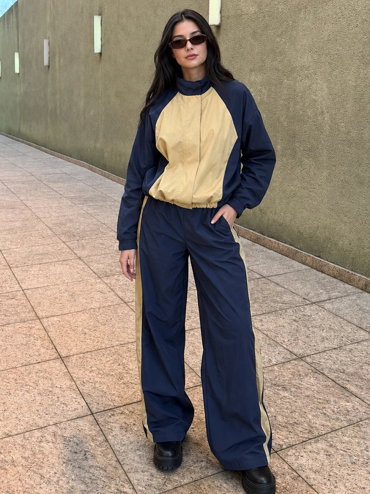 Helen Patchwork Nylon Tracksuit