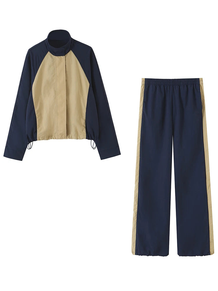 Helen Patchwork Nylon Tracksuit