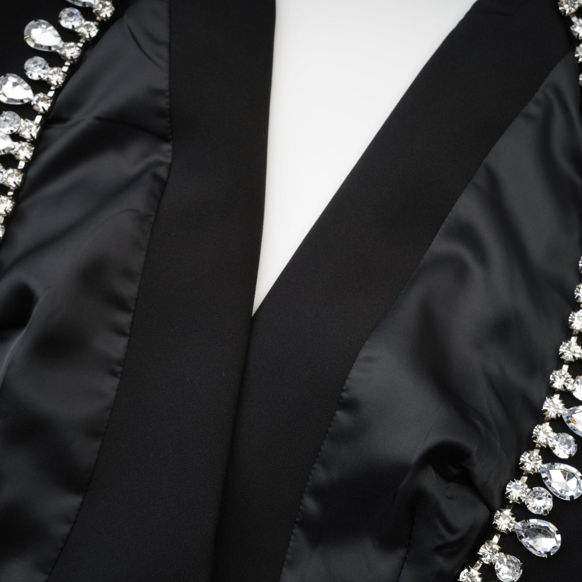 Odette Siyah Arkası Açık Blazer