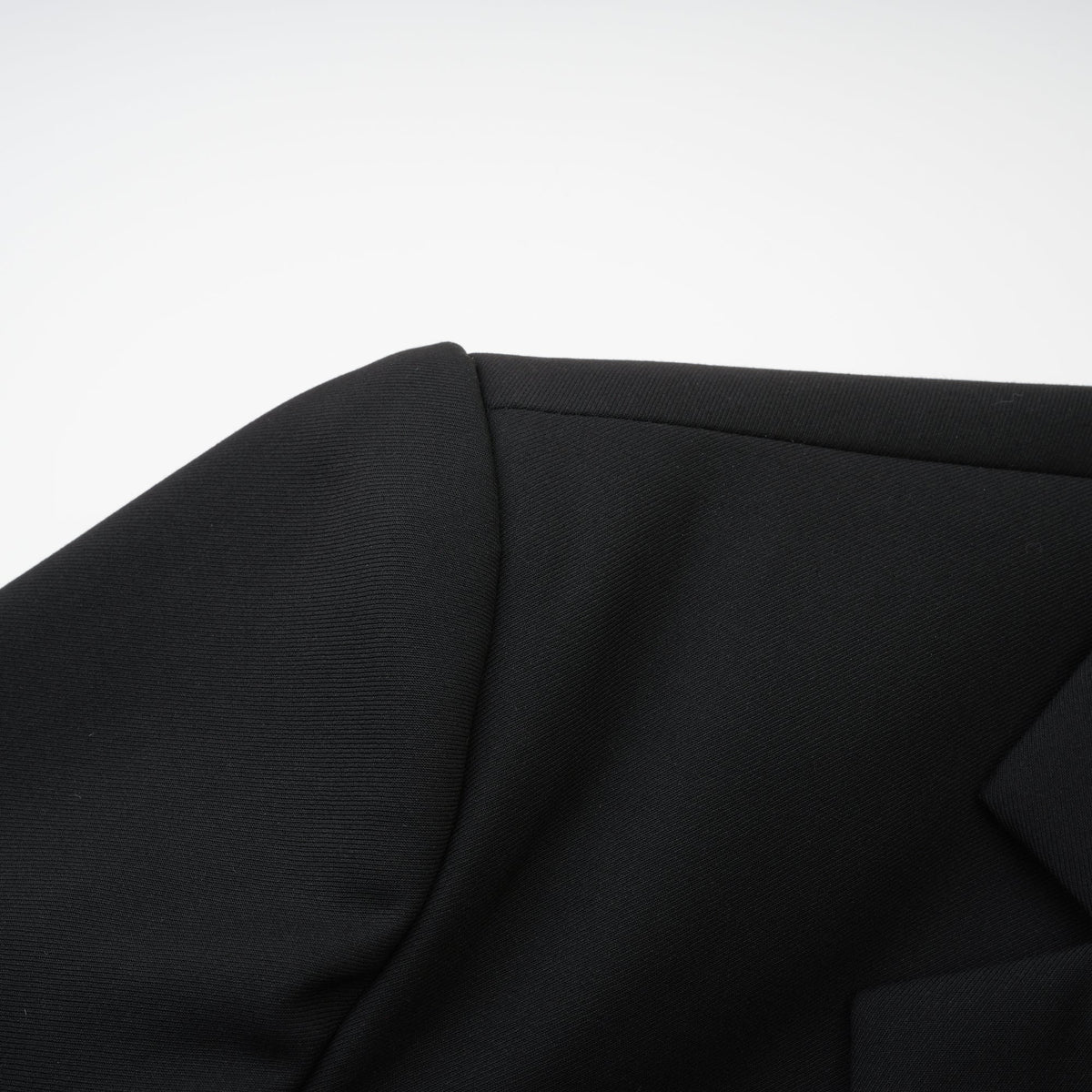 Renée Siyah Bol Kesim Tek Düğmeli Yün Blazer