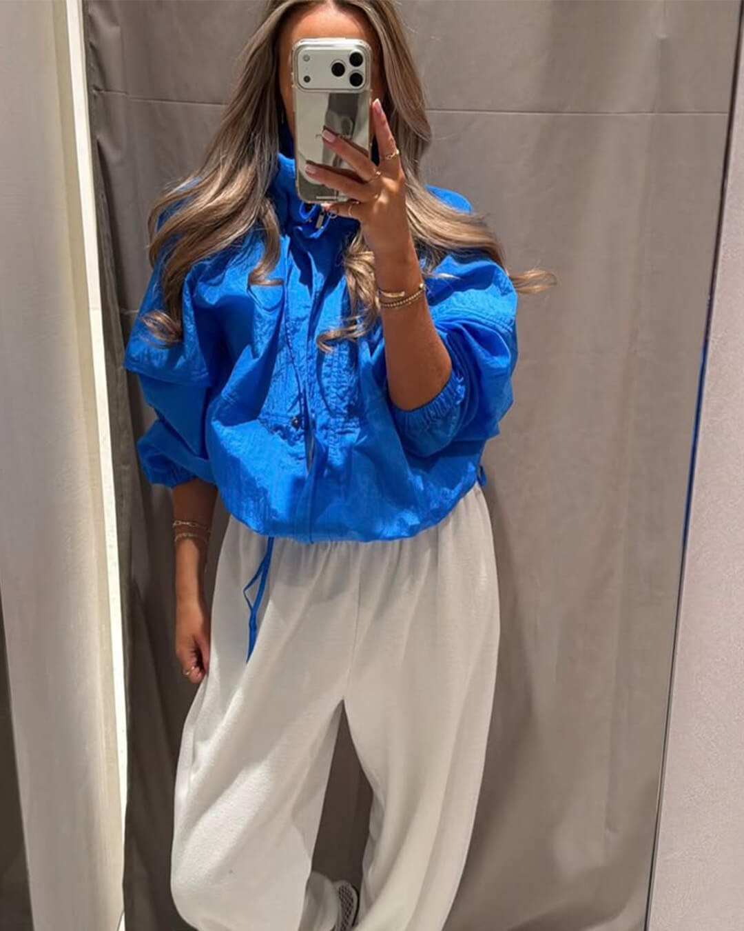 Alice Stand Collar Windbreaker Jacket