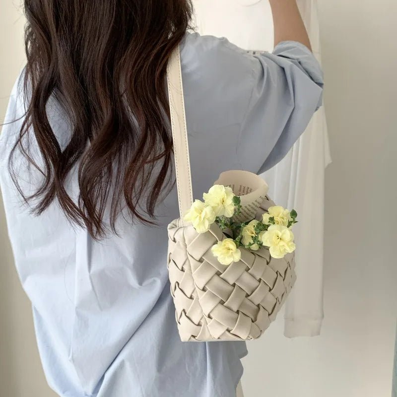 Angela Minimalist PU Hobo Omuz Çantası