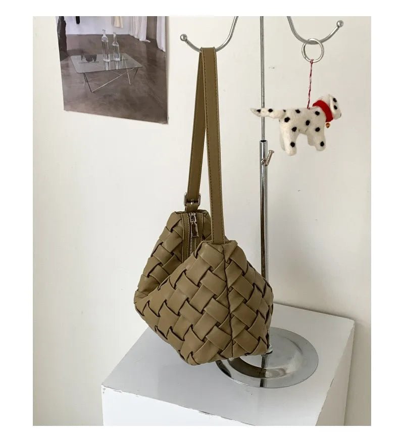 Angela Minimalist PU Hobo Omuz Çantası