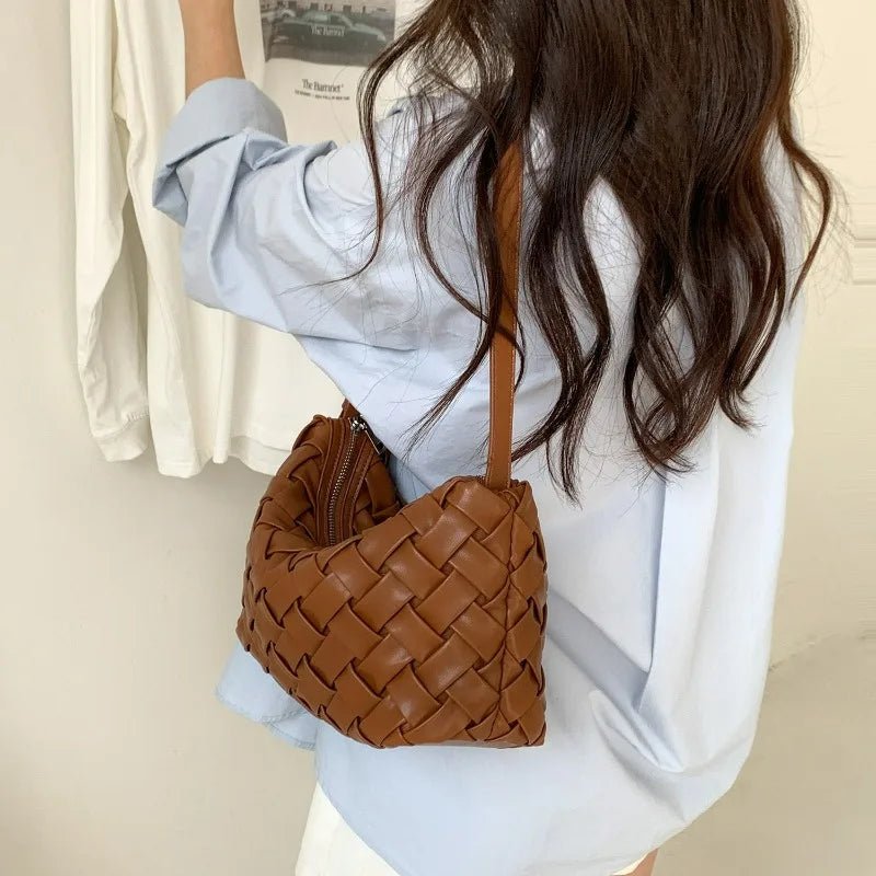 Angela Minimalist PU Hobo Omuz Çantası