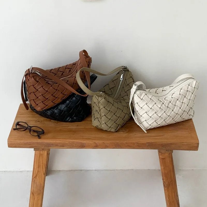 Angela Minimalist PU Hobo Omuz Çantası