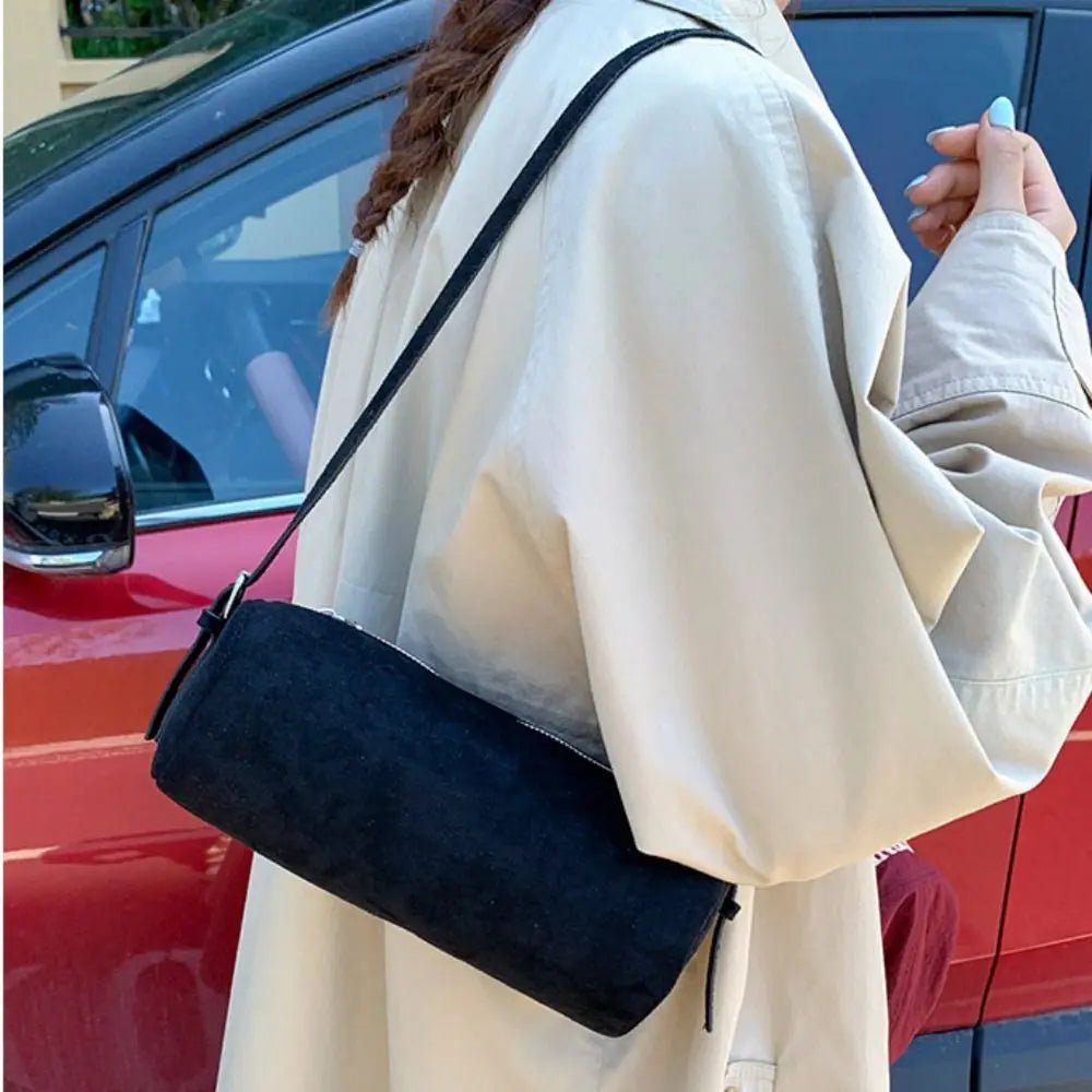 Beatrice Süet Yastıklı Omuz Çantası