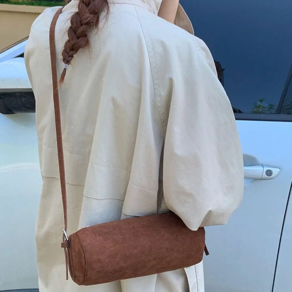 Beatrice Süet Yastıklı Omuz Çantası