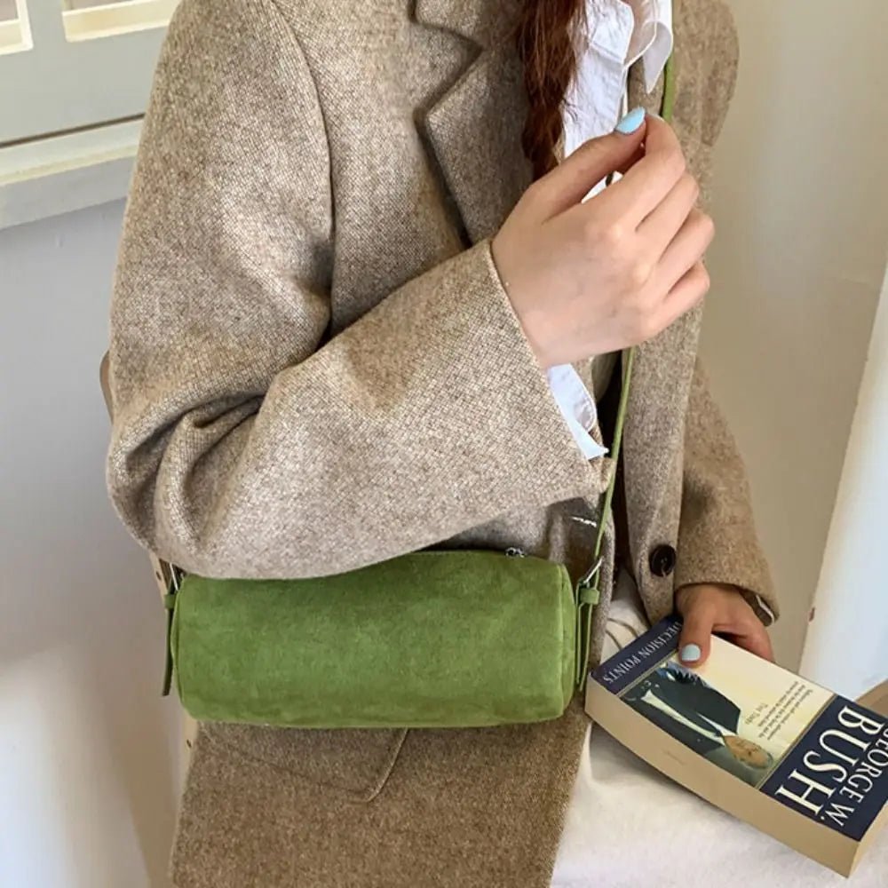Beatrice Süet Yastıklı Omuz Çantası