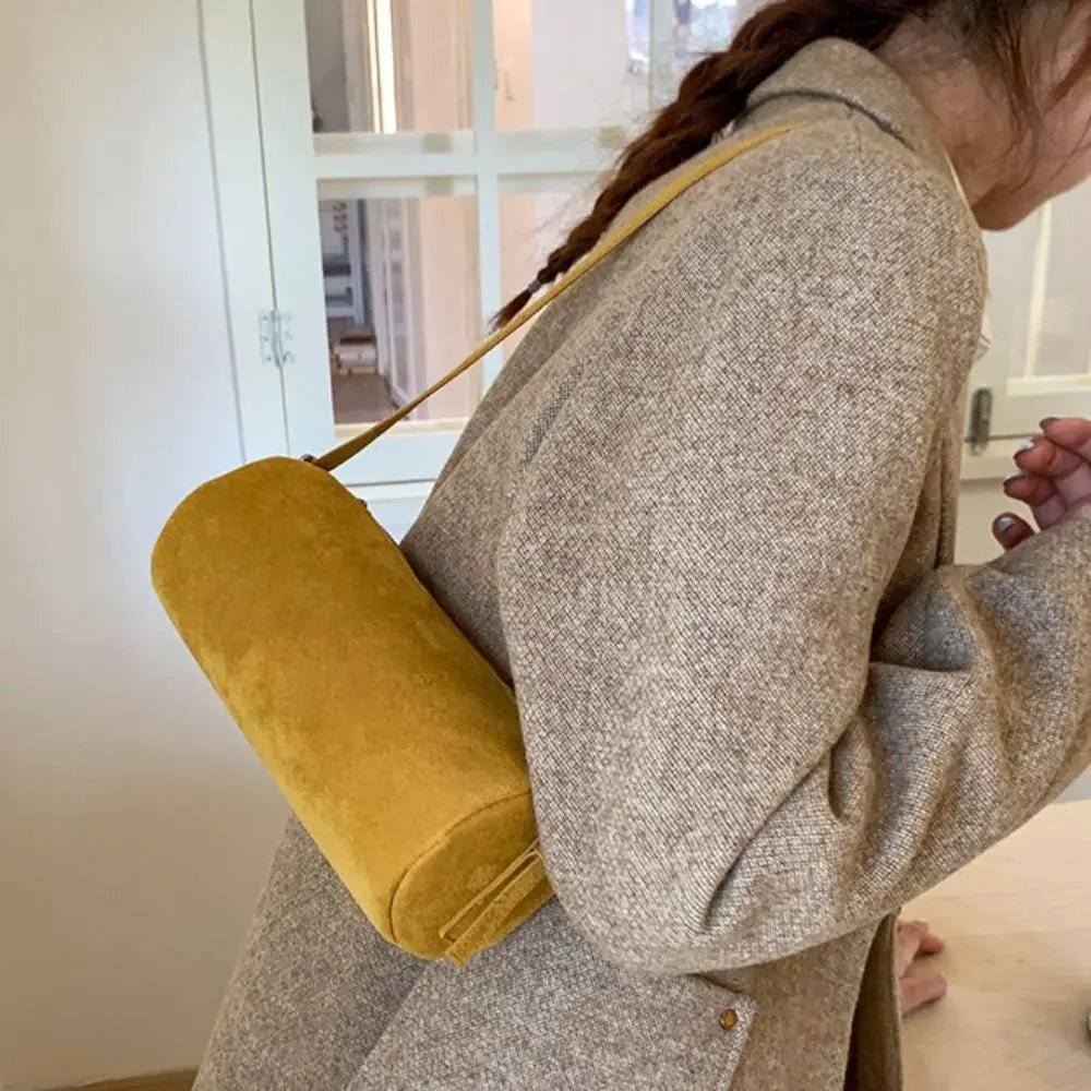 Beatrice Süet Yastıklı Omuz Çantası