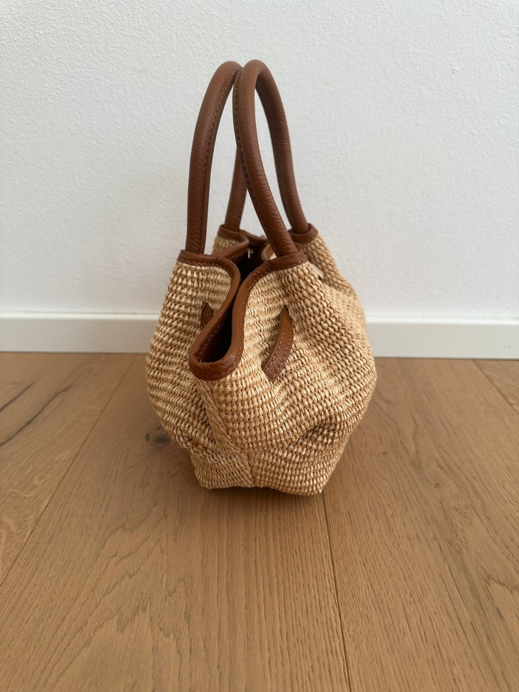 Francia Small Woven Tote Bag