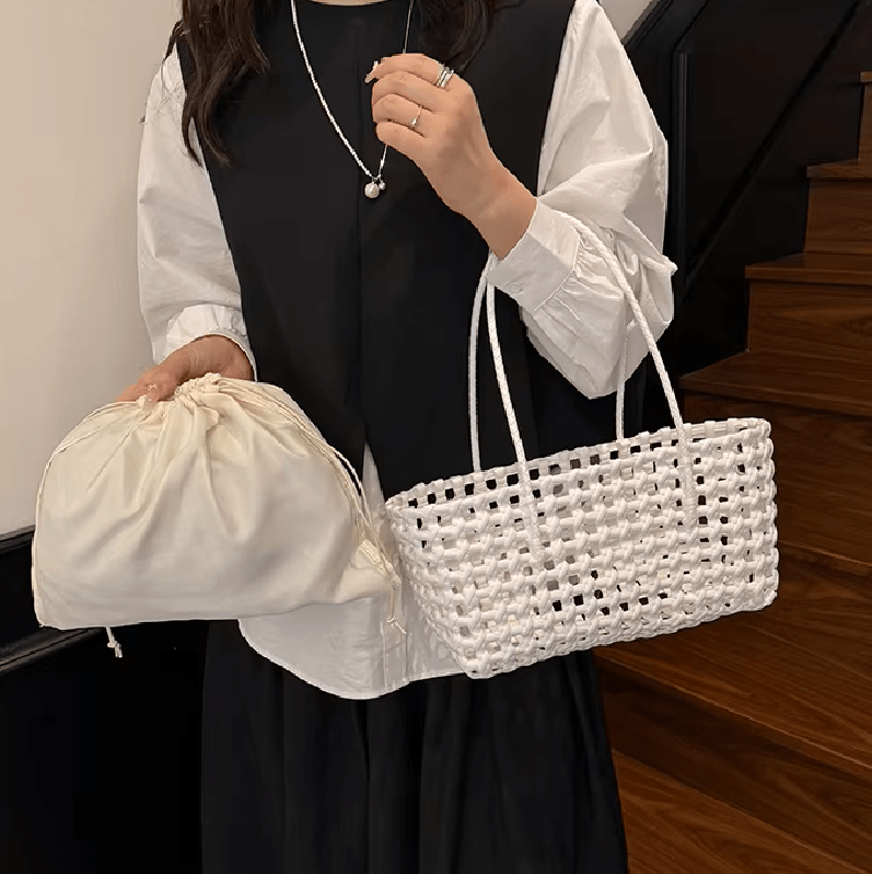 Claudia Hollowed Shoulder Tote