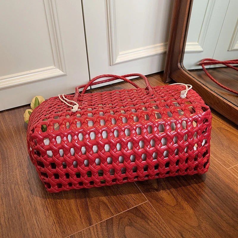 Claudia Hollowed Shoulder Tote