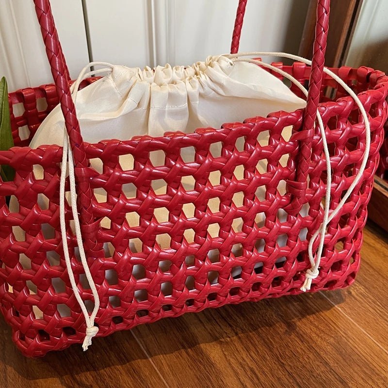 Claudia Hollowed Shoulder Tote