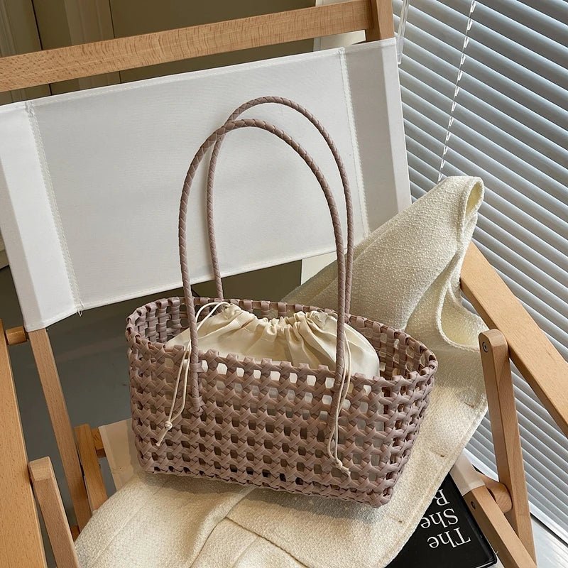 Claudia Hollowed Shoulder Tote