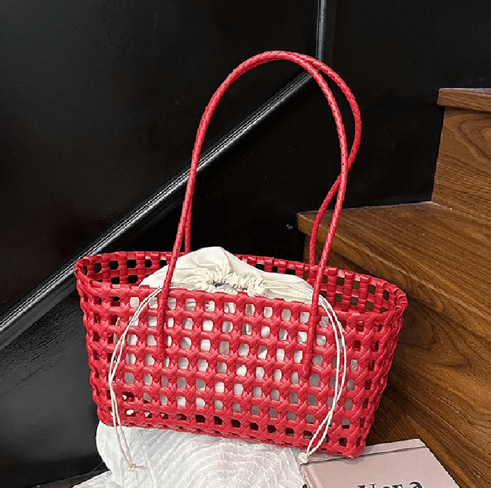 Claudia Hollowed Shoulder Tote
