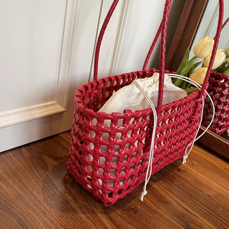 Claudia Hollowed Shoulder Tote