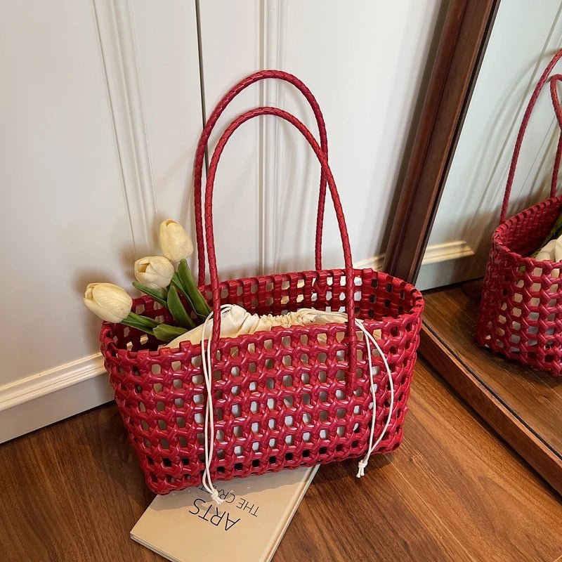 Claudia Hollowed Shoulder Tote