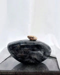 Bianca Shell-Shaped Acrylic Evening Clutch