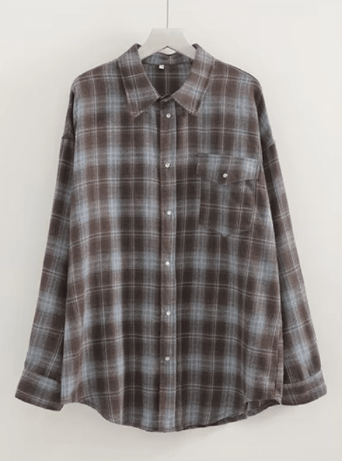 Melissa Oversized Plaid Shirt