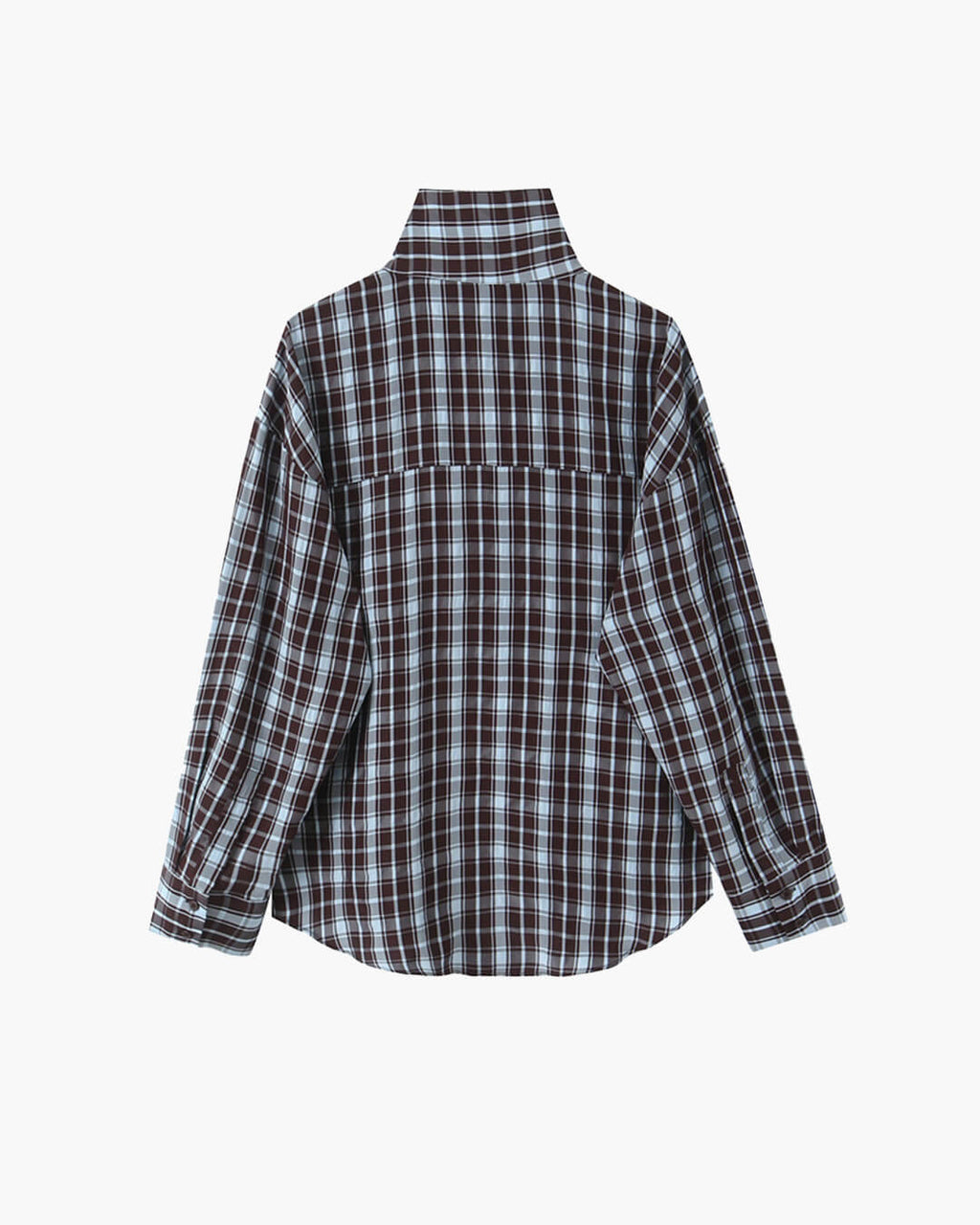 Rebecca Poplin Plaid Wrapped Shirt