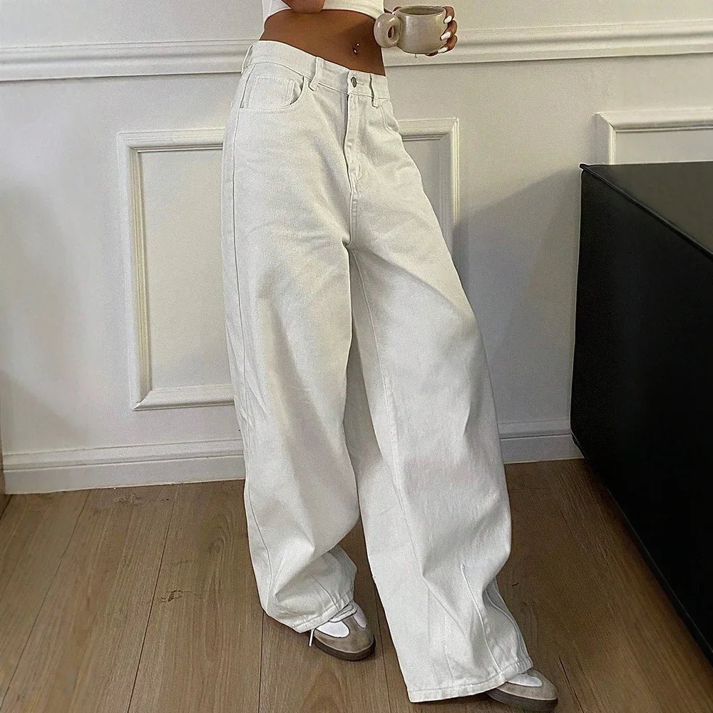 Danielle Geniş Paçalı Bol Kot Pantolon