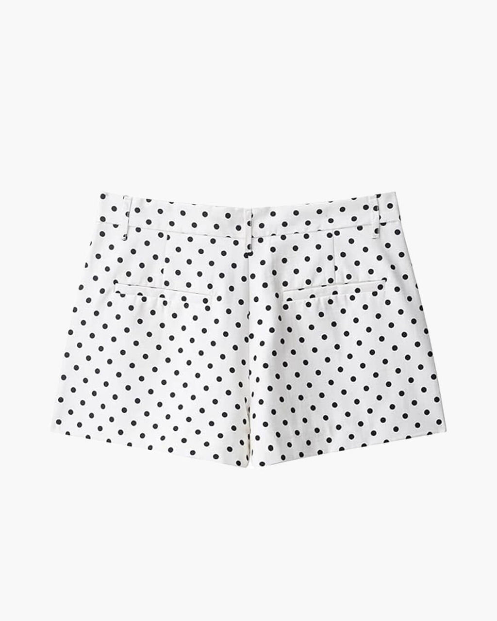 Jillian Polka Dot Mid-Rise Shorts
