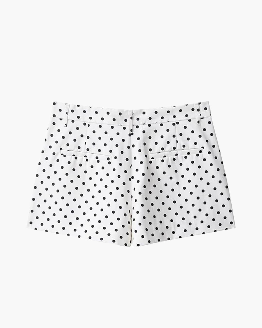Jillian Polka Dot Mid-Rise Shorts