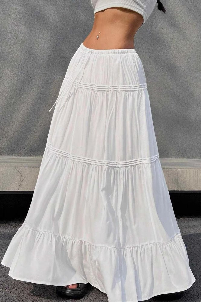 Marcella Tiered Ballet Maxi Skirt
