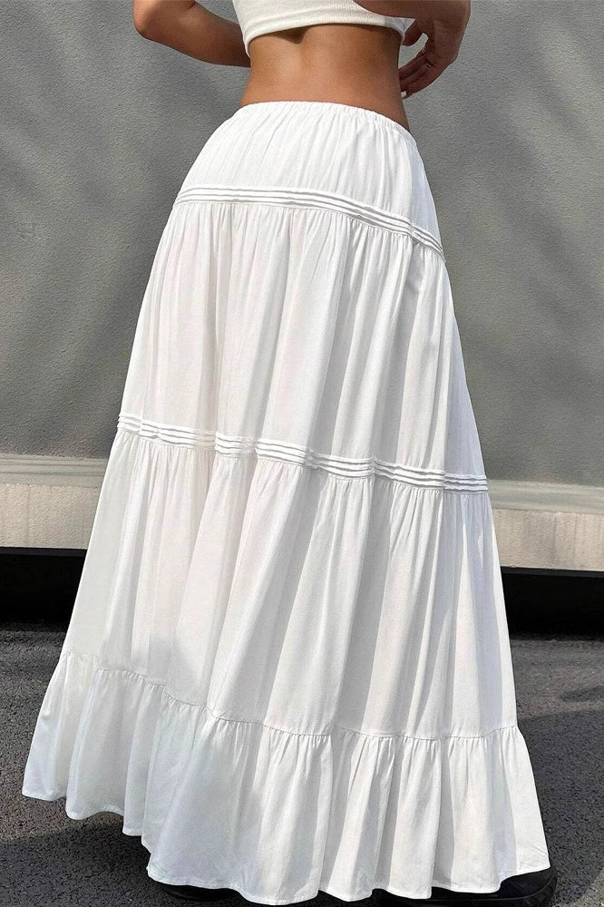 Marcella Tiered Ballet Maxi Skirt