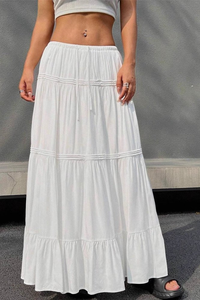 Marcella Tiered Ballet Maxi Skirt