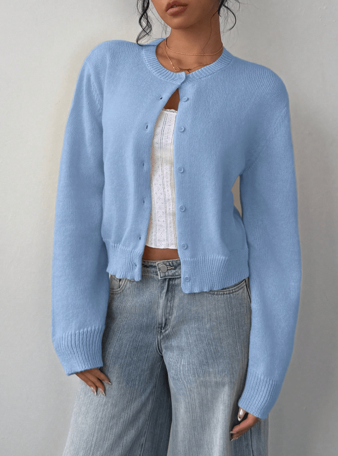 Emilia Button Front Knit Cardigan