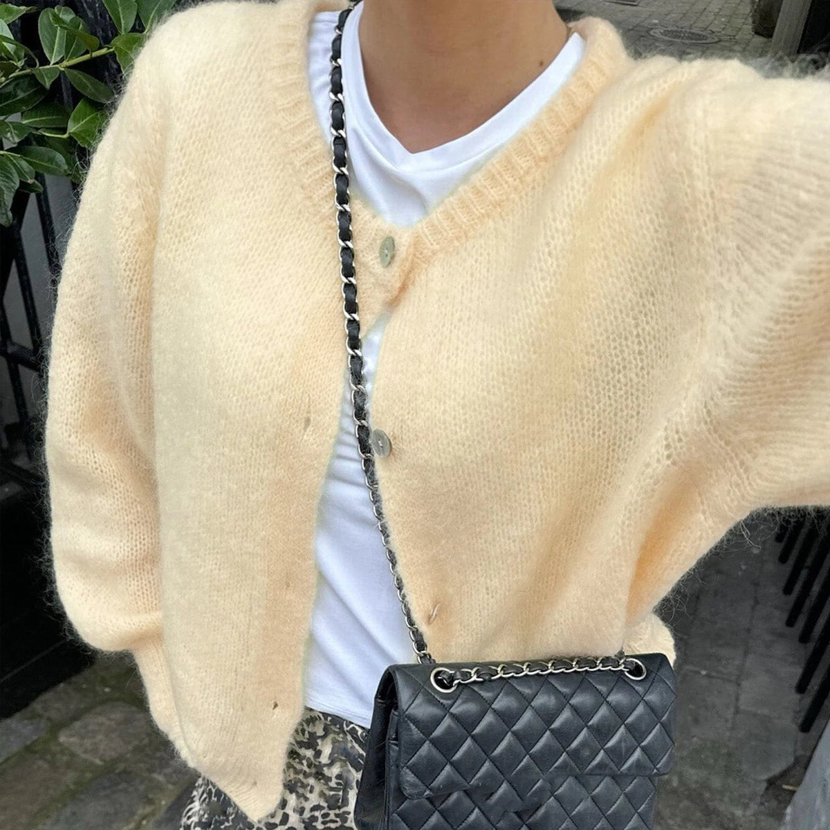 Rachel Oversized Fuzzy Knit Cardigan