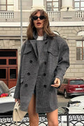 Anna Structured Tweed Coat