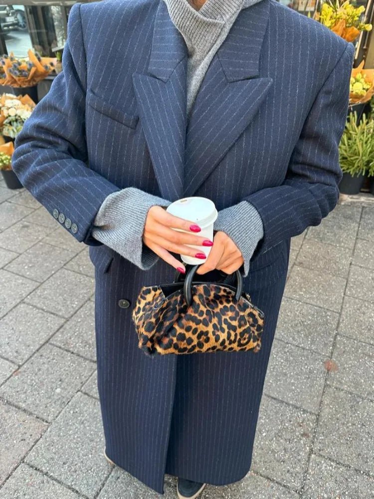 Monica Double Breasted Long Coat