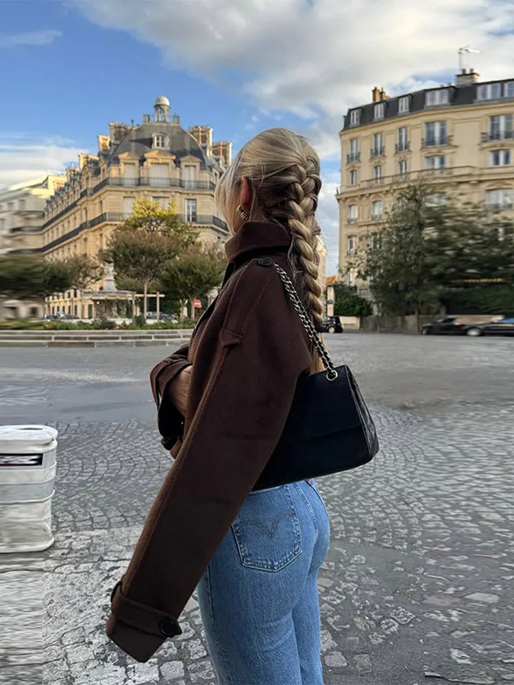 Sarah High Collared Coat