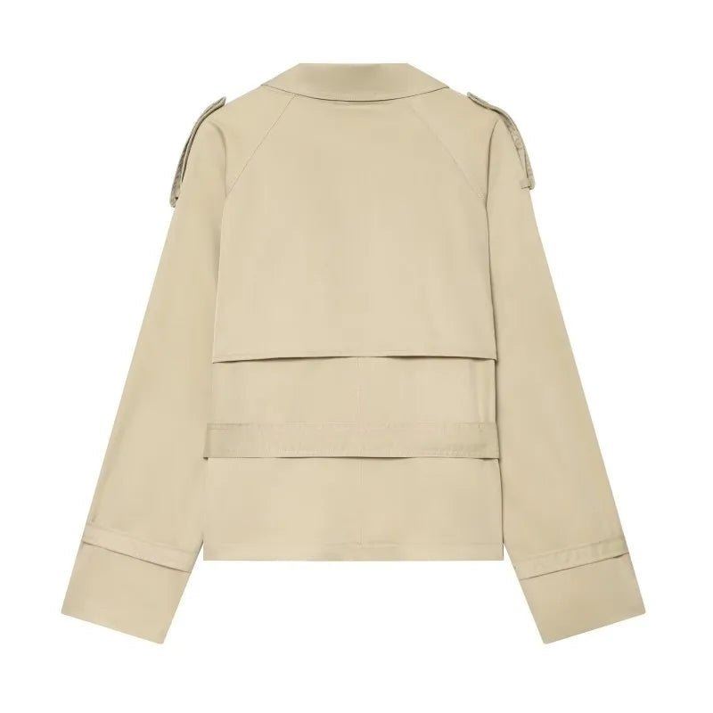 Teresa British Belted Trench Coat