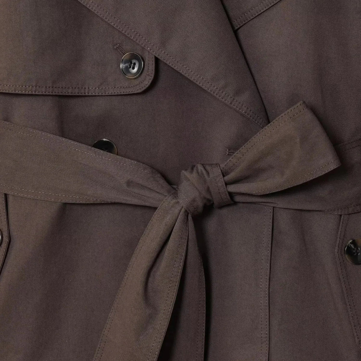 Alianna Belted Short Trench Coat