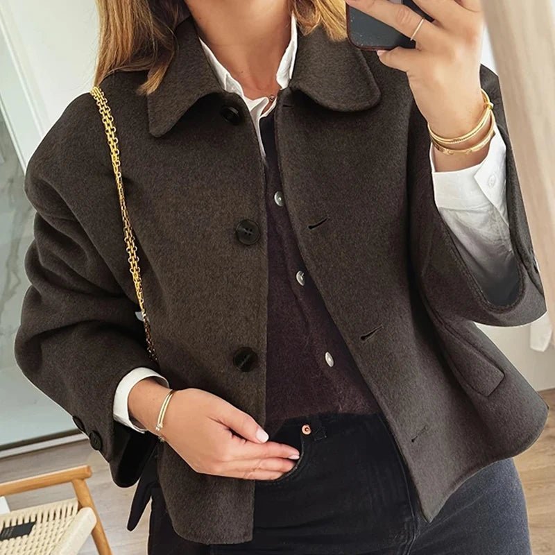 Angelina Buttoned Short Jacket