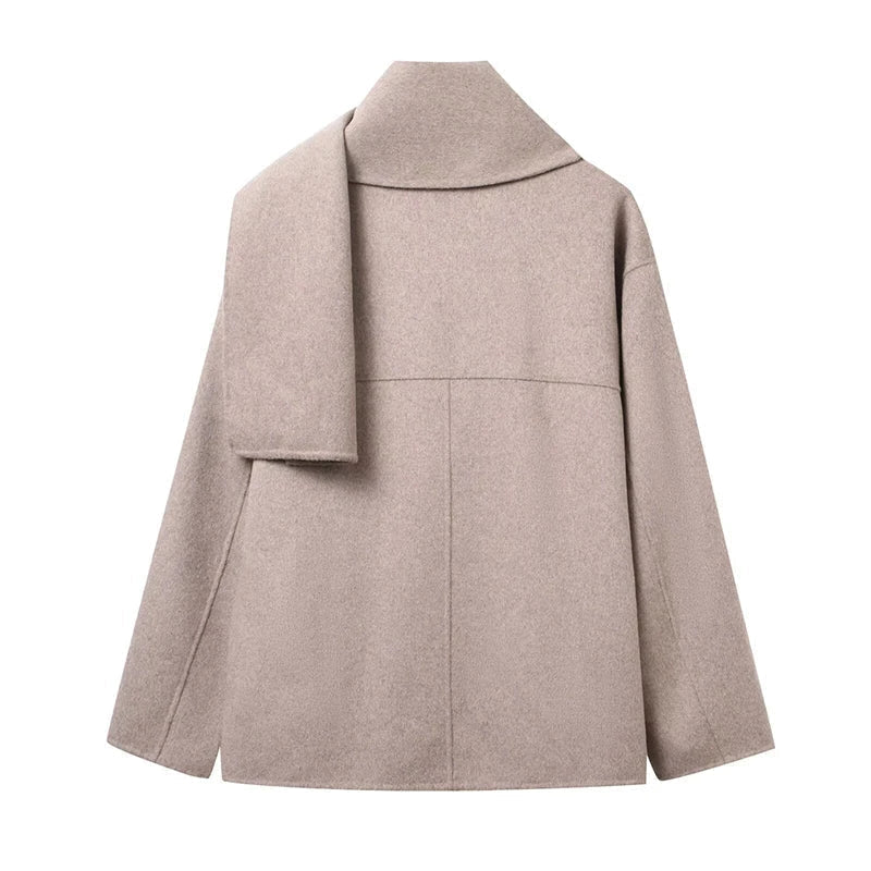 Cecille Coat with Scarf