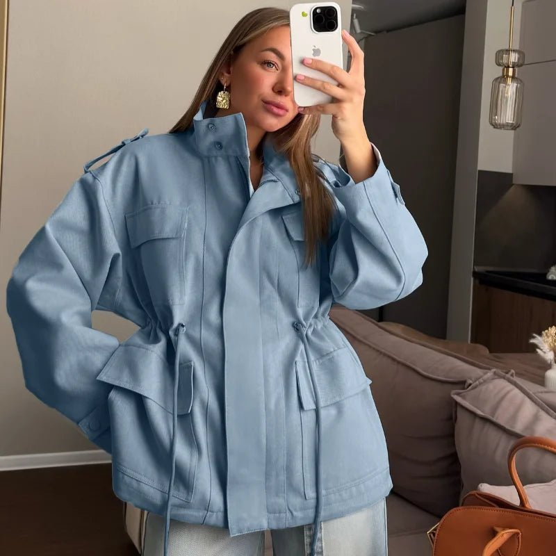 Cressida Elastic Waist Utility Jacket