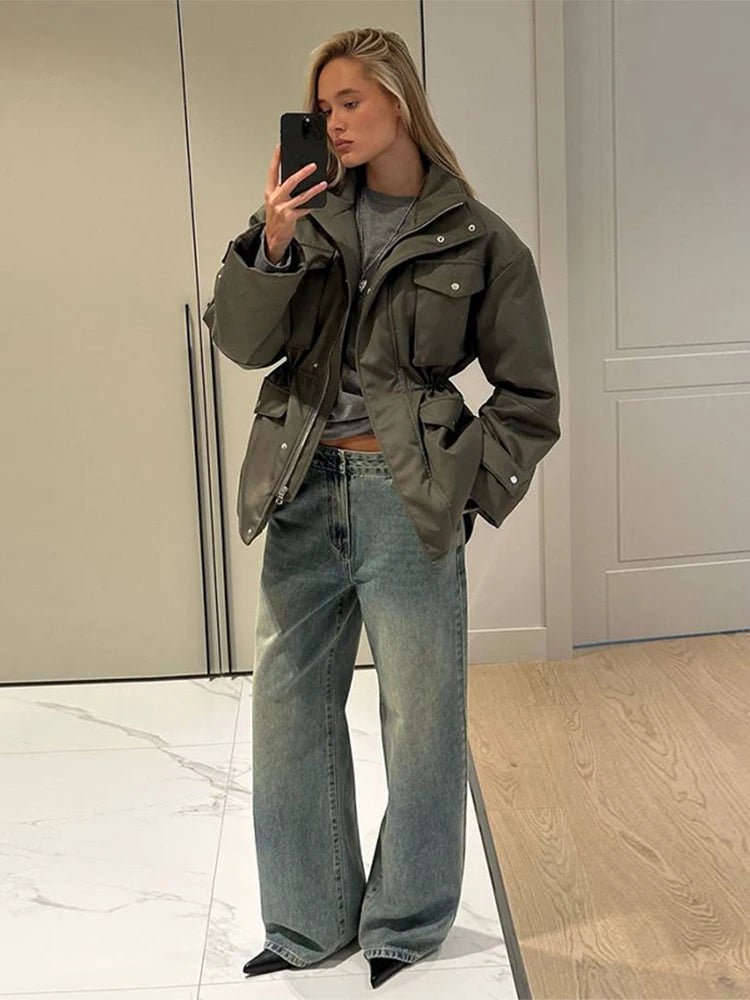 Cressida Elastic Waist Utility Jacket
