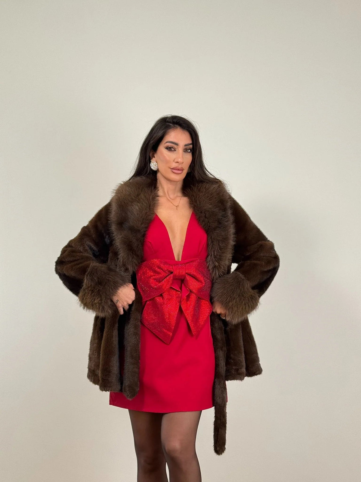 Louise Faux Fur Coat