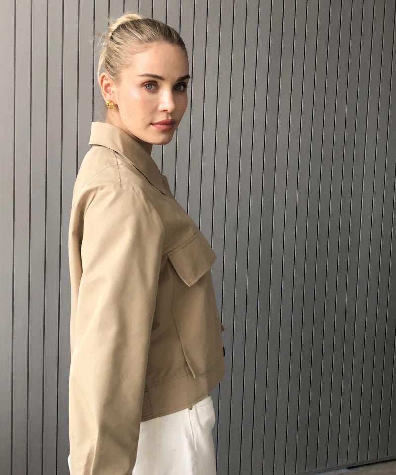 Sandra Flap Pockets Short Jacket