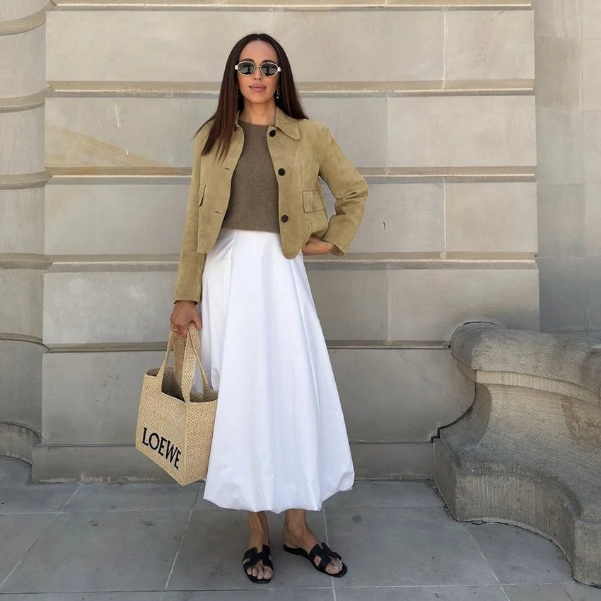 Sandy Collared Suede Jacket